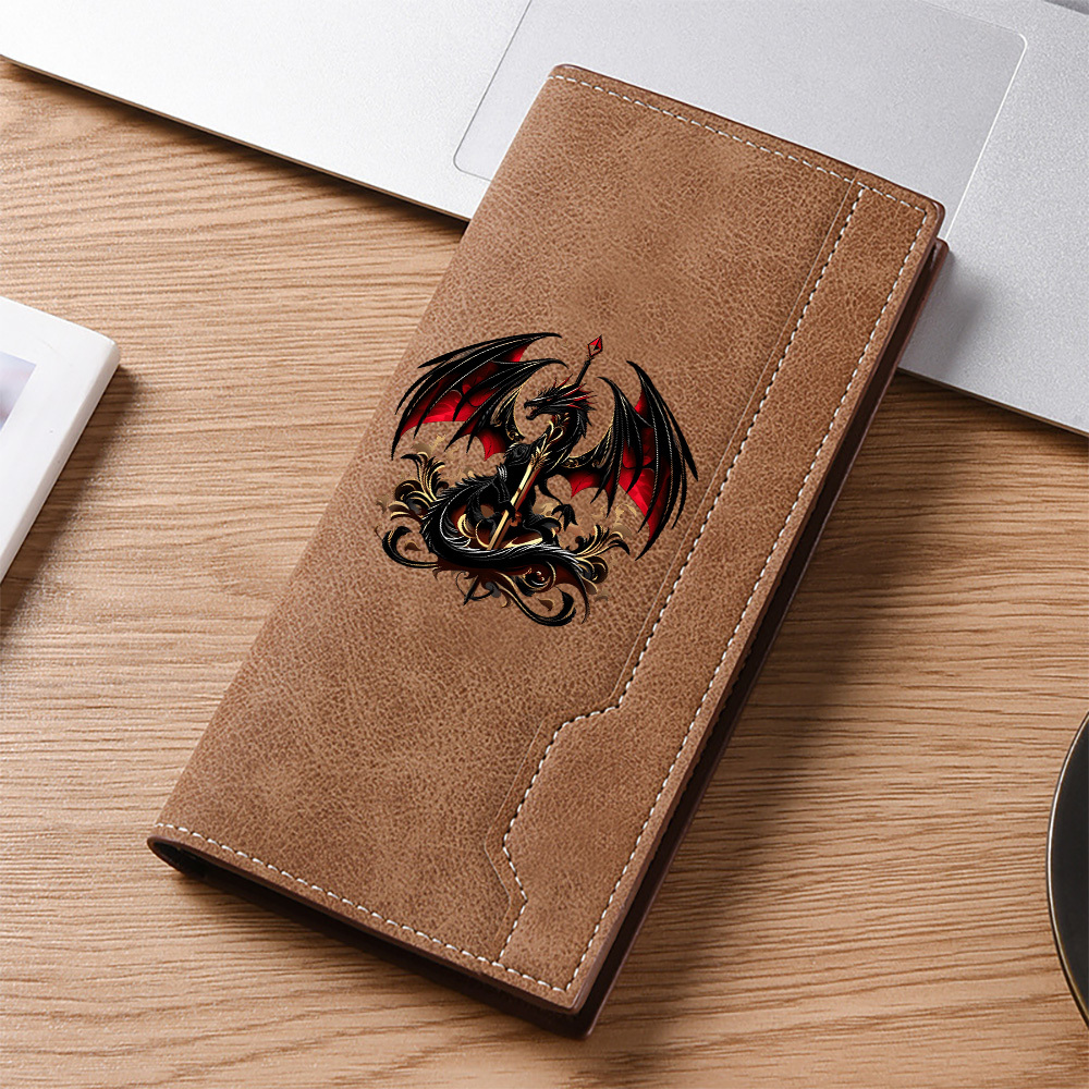 Cartera Corta Moderna para Hombres con Diseño Moderno y Estiloso, Portatarjetas Compacto y Bolsillo Portátil para Efectivo, Regalo Perfecto para Jóvenes y Estudiantes, Accesorio de Estilo Casual para el Día a Día, la Universidad y Viajes Diarios