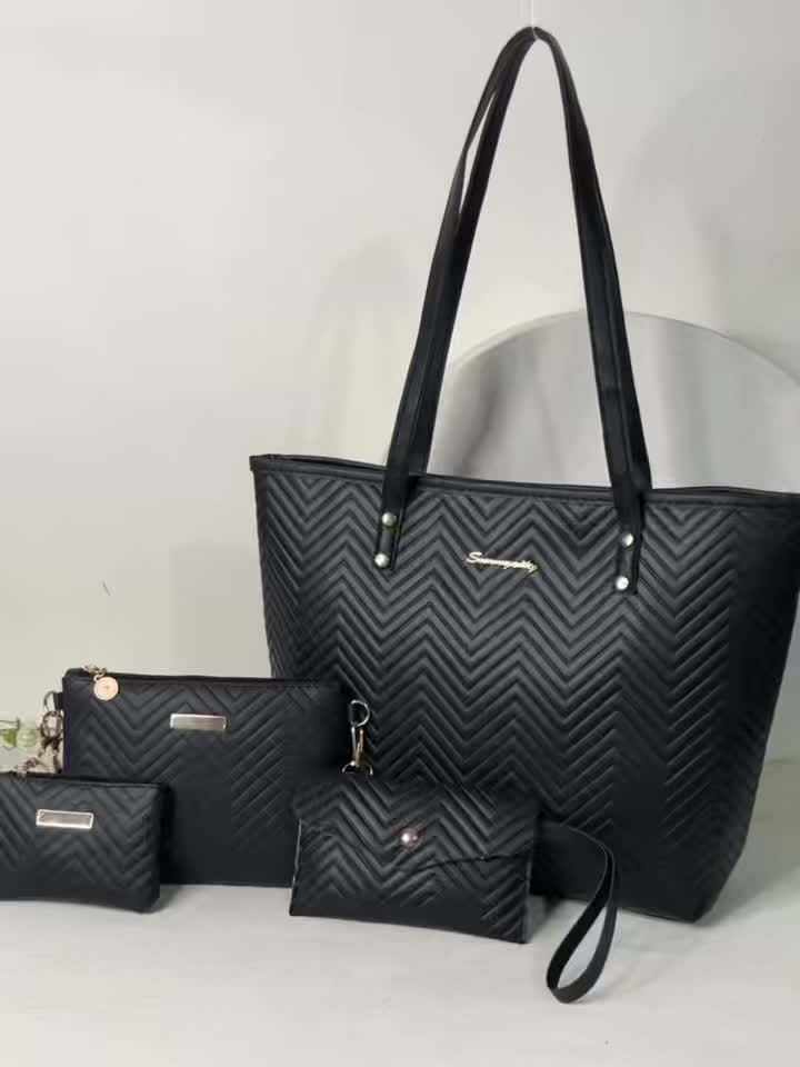 5pcs Handbag Set with Crown