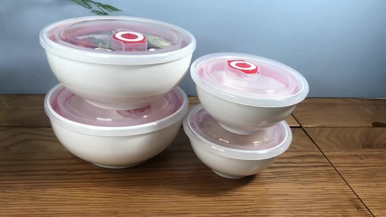 Ceramic Bowl Set With Lids, Serving Bowls With Lids, Dessert Bowl,food  Storage Container, Porcelain Prep Bowl,microwave & Dishwasher Safe - Temu