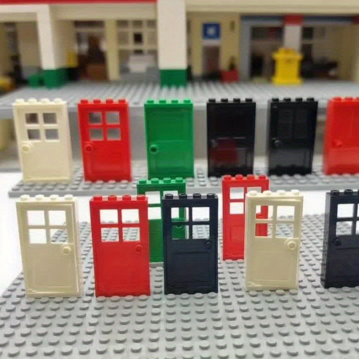 Building Block Door Accessories Kit for Urban Architecture Set