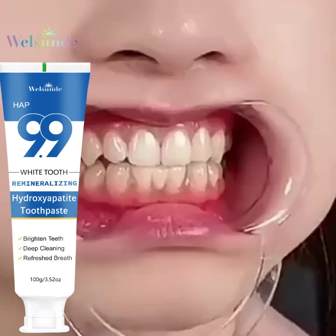 4 Packs Remineralizing Toothpaste, Effect & Deep Cleaning, Polishing & Brightening Teeth, Mint Flavor Helps Keep Breath Fresh, Plaque, Hypoallergenic for Sensitive Teeth, Oral Health & Hygiene, Travel-100g*4, for Everyone Use - Image 12