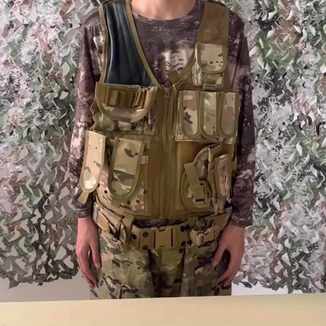 Outdoor Camouflage Combat Vest Tear Resistant Wear Resistant - Temu