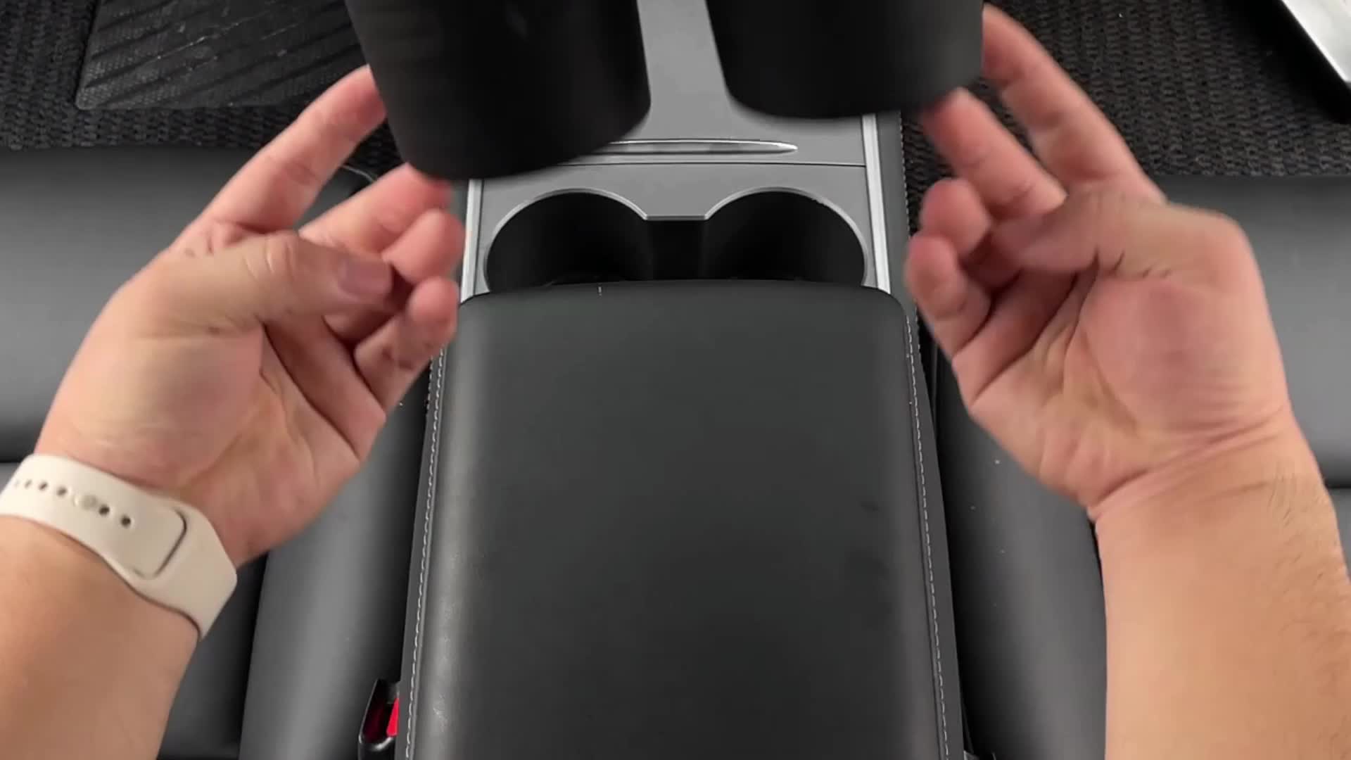 Tesla Model 3 & Y Panda Cup Holder Insert - TesFavs
