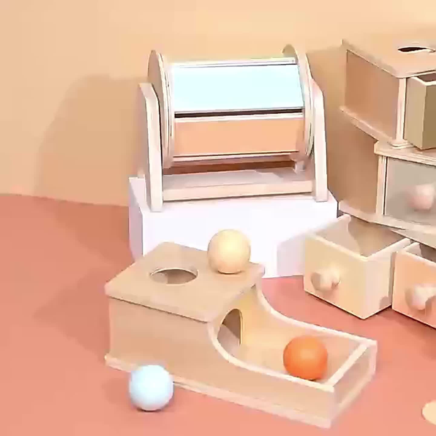 Wooden Educational Sorting Stacking Building Toy Set