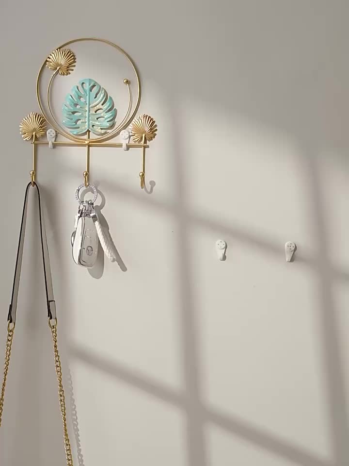 Light Luxury Nordic Iron Hook Wall Mounted Rack Hook Home - Temu