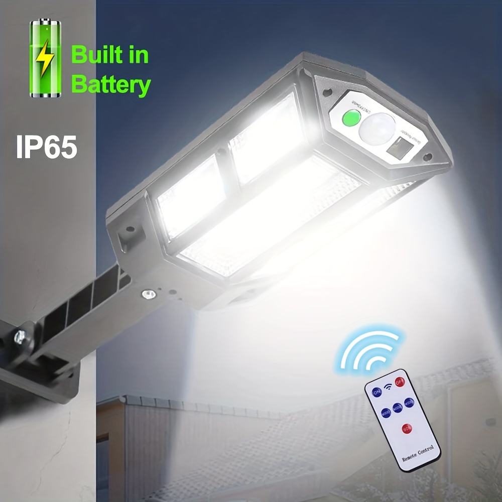 JESLED Luz Solar Exterior, 2-Paquete 90 LED, Foco Potente con Sensor de  Movimiento, Impermeable con 4 Modos Inteligentes para Jardín, Patio,  Camino, Escalera : : Iluminación