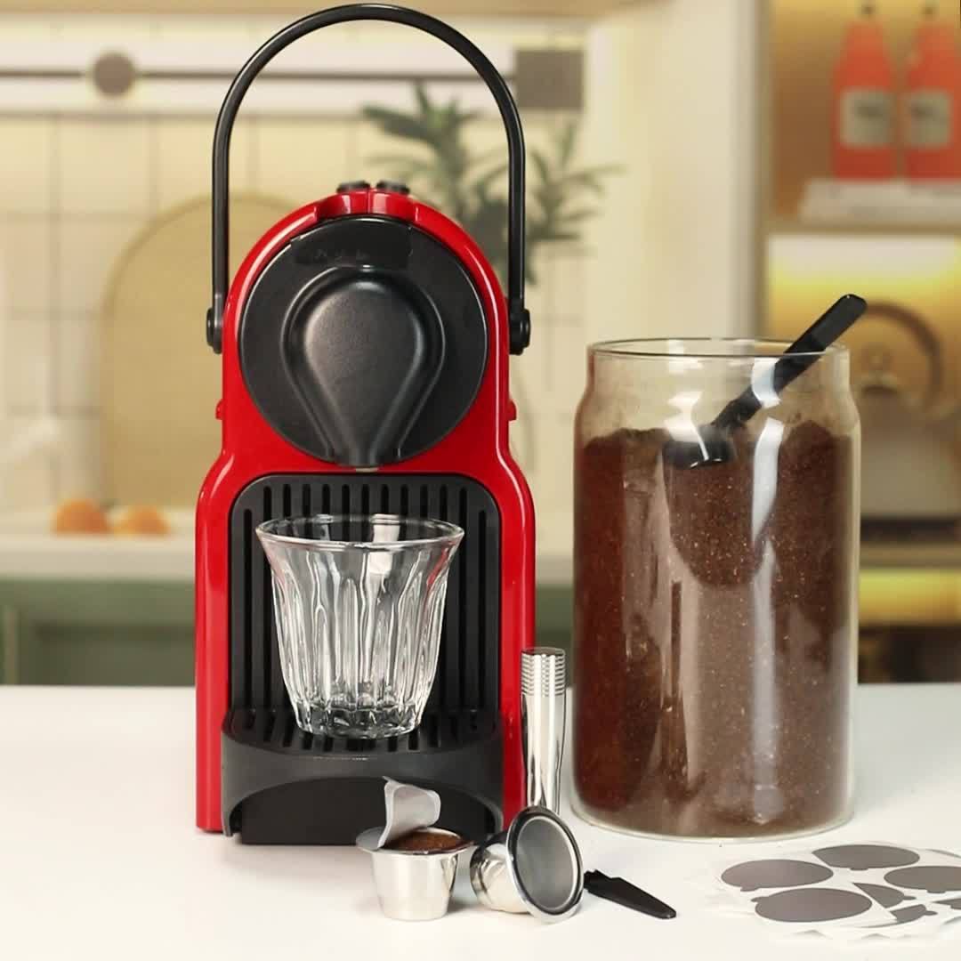 Capsula Caffè Riutilizzabile In Acciaio Inox Per Dolce Gusto | Viola | Filtro Riutilizzabile Zwindy | Alternativa Ecologica Alle Monouso - 2