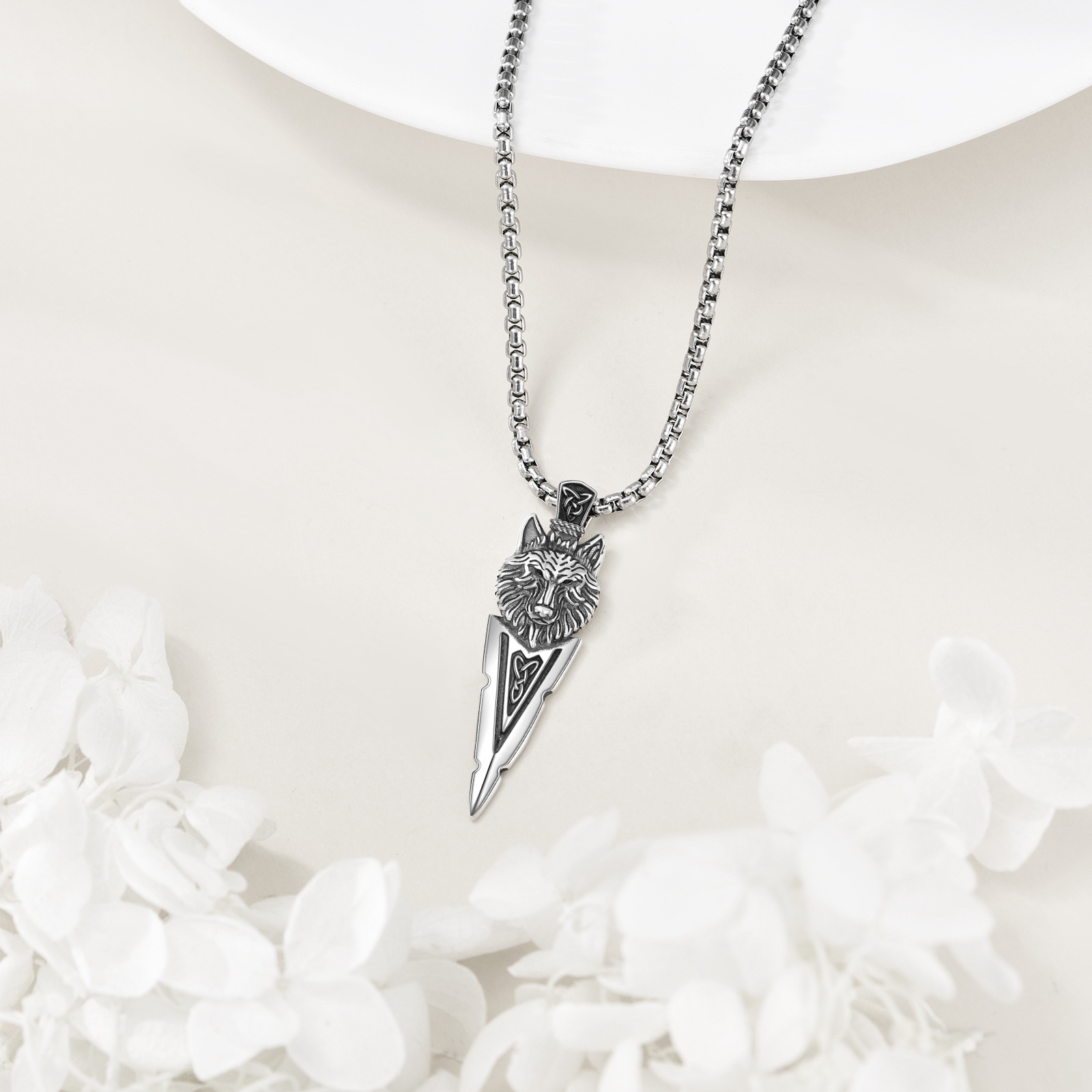 S925 Sterling Silver Arrow Necklace, Hypoallergenic
