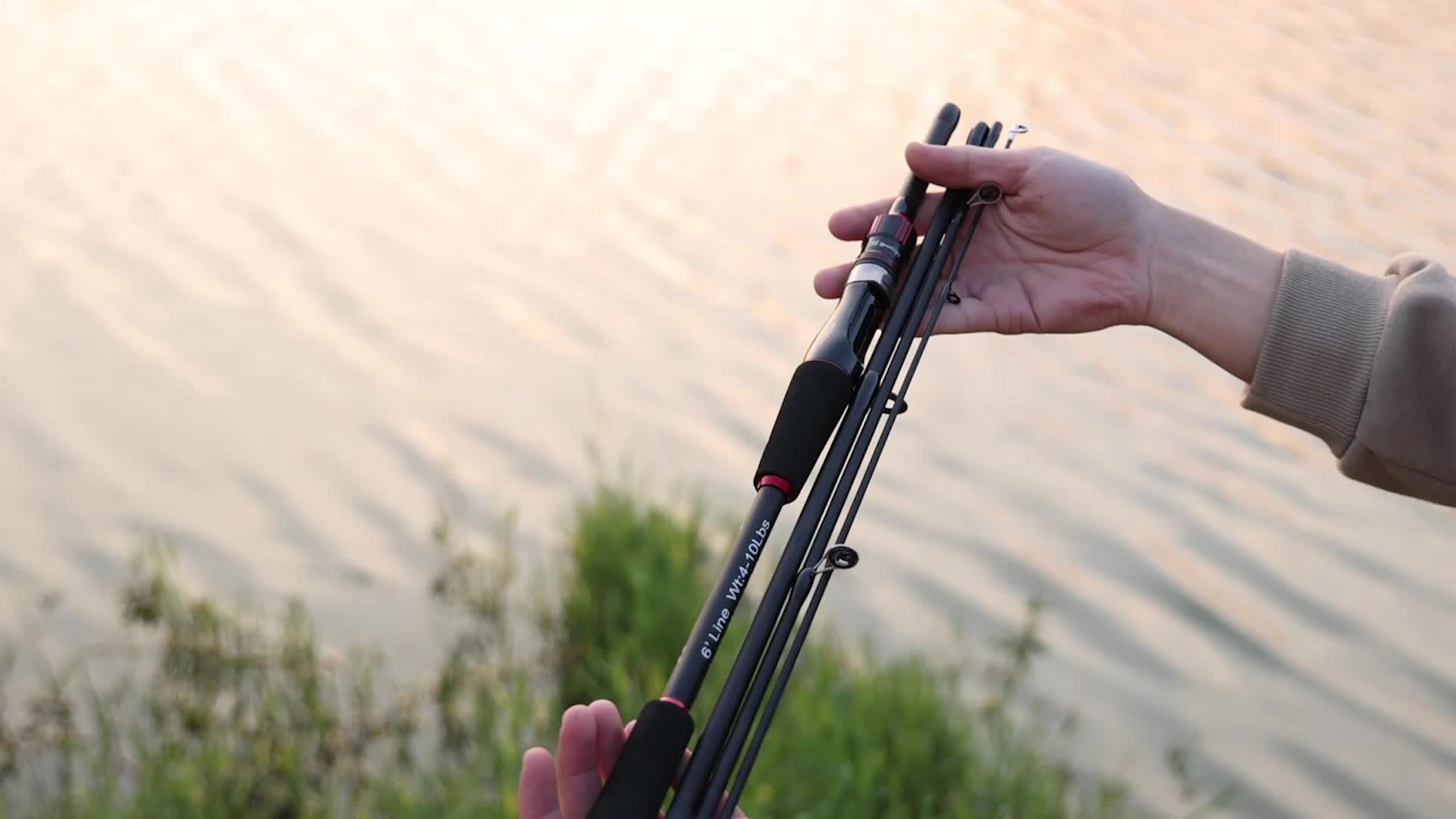 Ultralight Carbon Fishing Rod Eva Handle Perfect Bass Carp - Temu