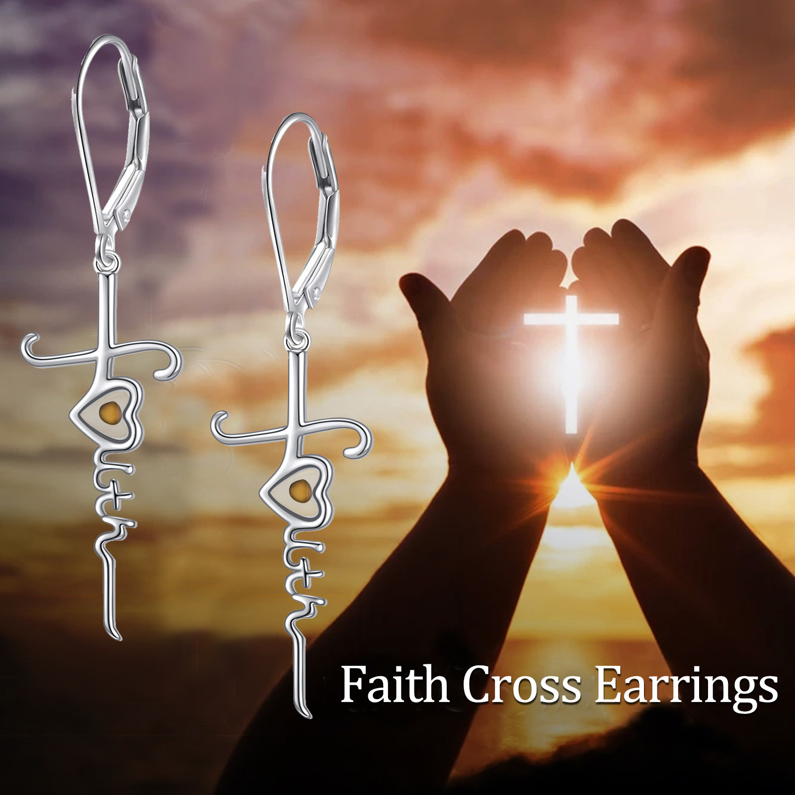 cross earrings for women 925 sterling silver   earrings for women   jewelry Product details 1