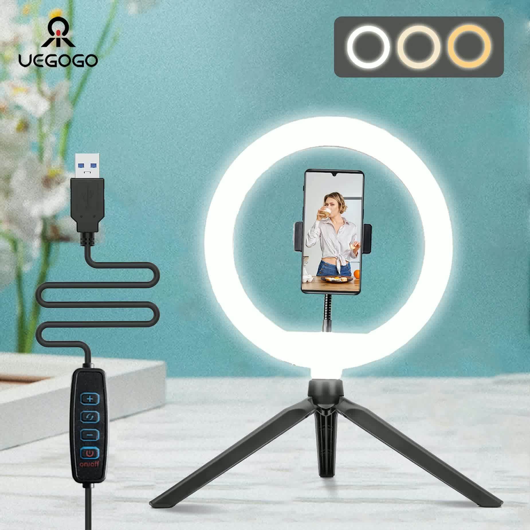 10 inch led ring fill light tripod stand phone holder Temu
