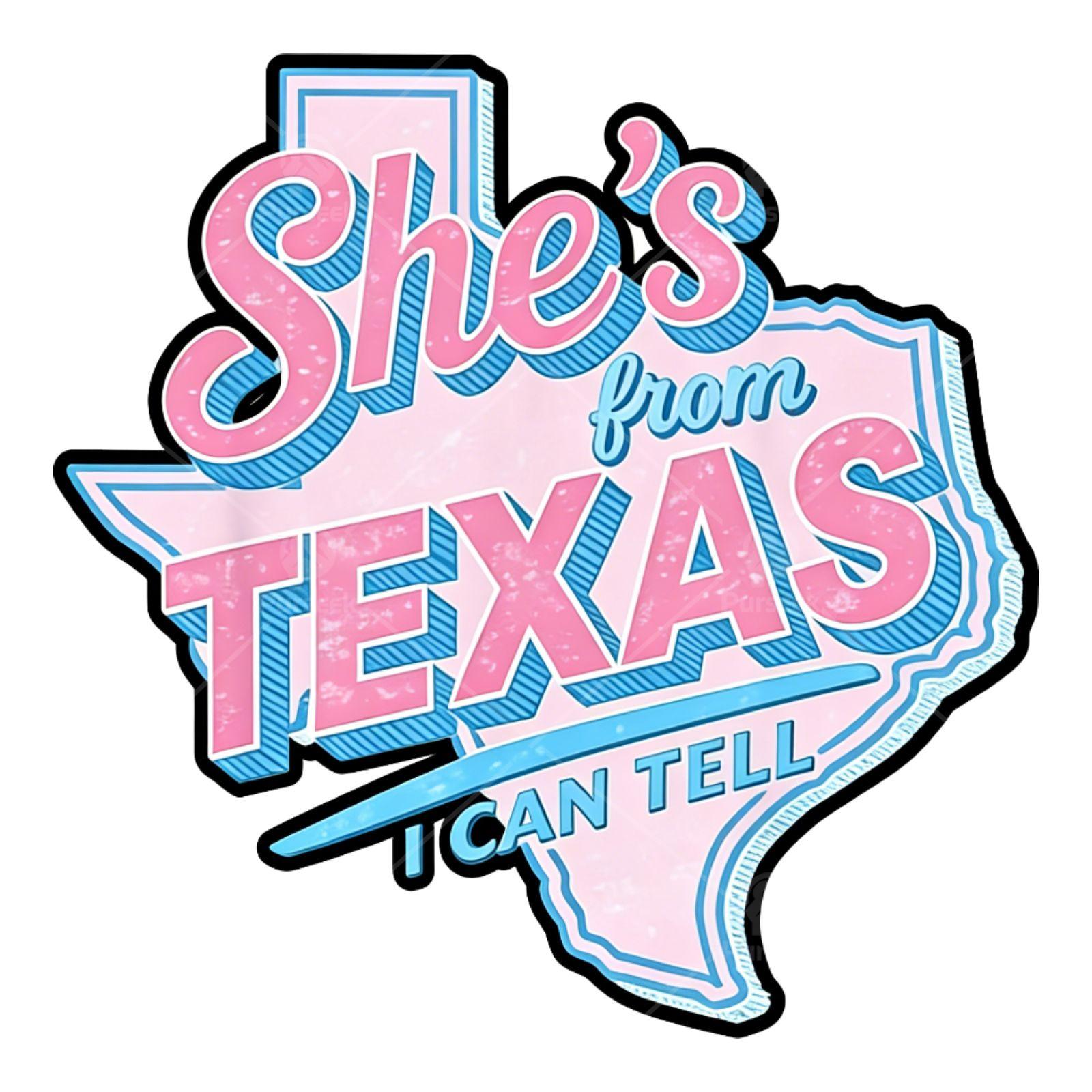 TEMU 4pcs From Texas I Can Retros Girl Chest Logo Ironon Stickers Heat For Clothesbag Diy Patch Decorations Ironing Fusible Fabric Dtf Transfers