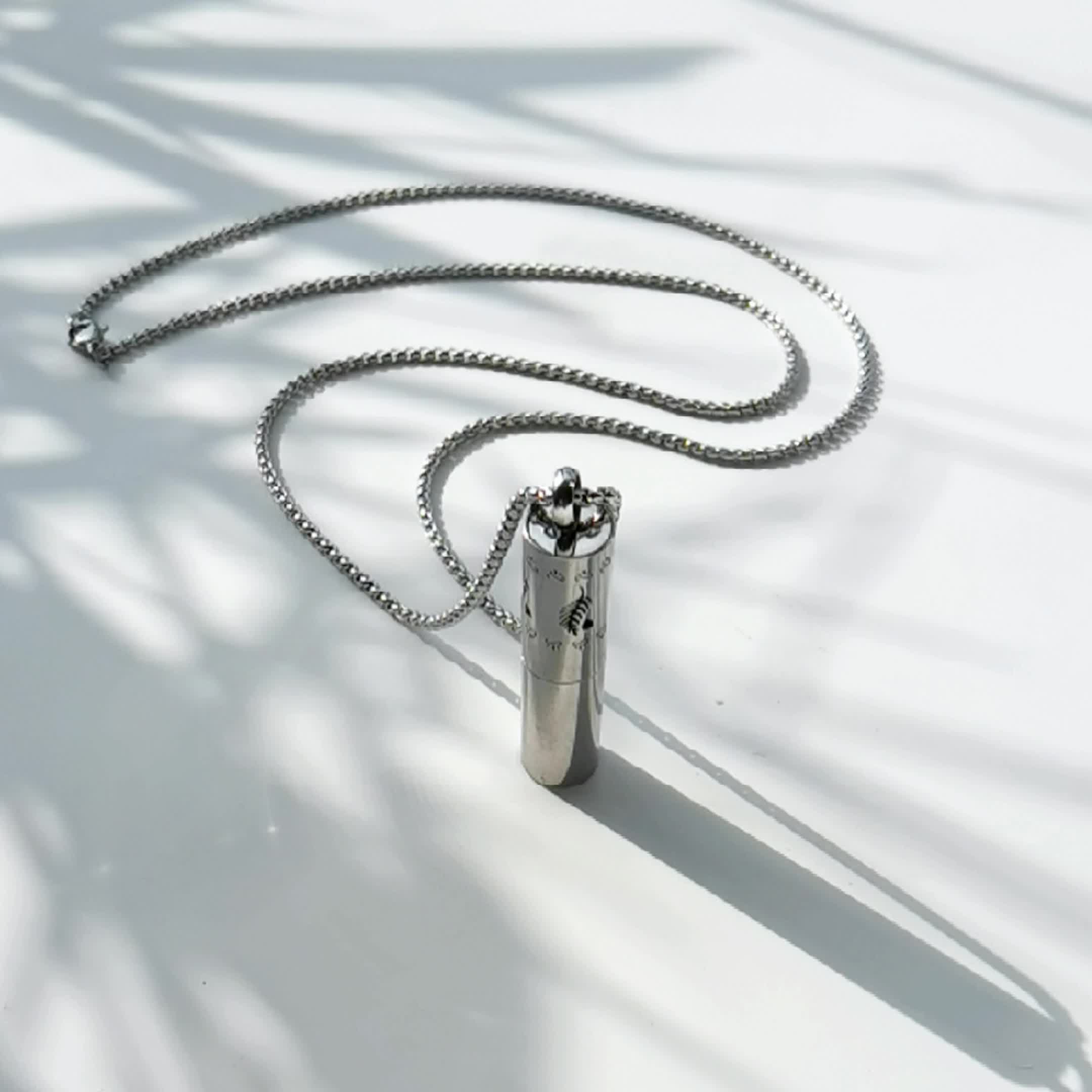Aromatherapy Diffuser Necklace for Men