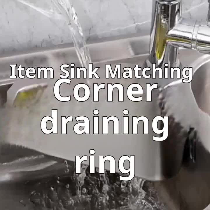 Sink Triangle Drain Basket Stainless Steel Fruit Skin - Temu