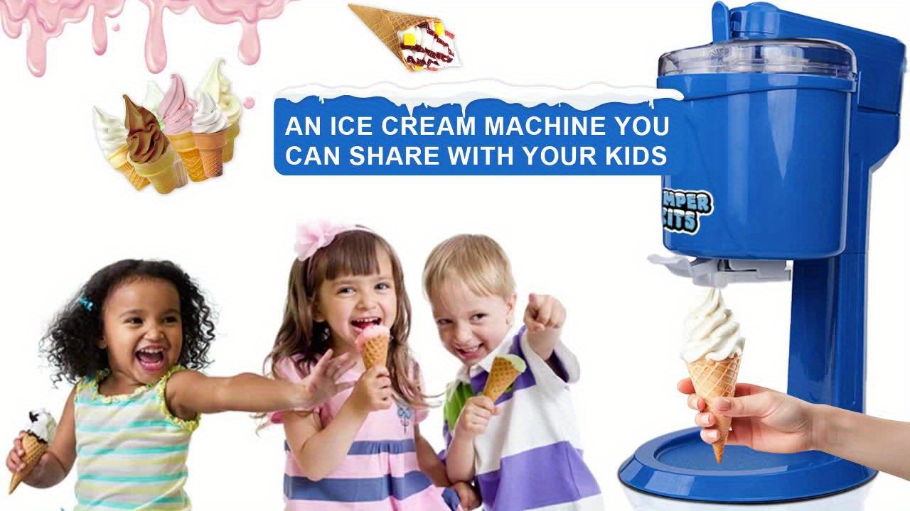 ultimate Large Capacity Ice Cream Maker Machine Compatible for Frozen Yogurt, Milkshake, Sorbet with Mixing Bowl - Heavy-Duty Compact Ice Cream Producer for & Small Business, -Use (Irregular Shape, 110, Plug) 11 ultimate Large Capacity Ice Cream Maker Machine Compatible for Frozen Yogurt, Milkshake, Sorbet with Mixing Bowl - Heavy-Duty Compact Ice Cream Producer for & Small Business, -Use (Irregular Shape, 110, Plug) - Image 11