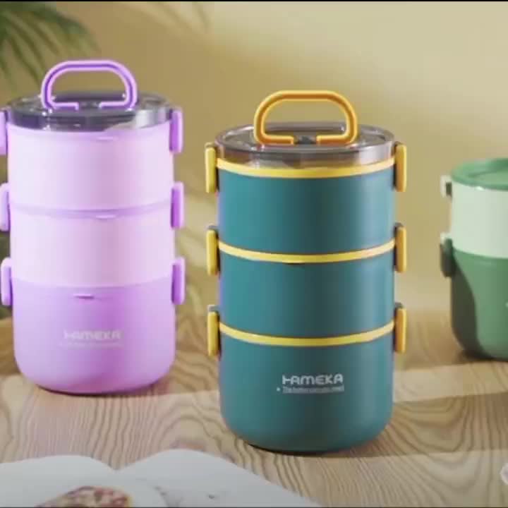 Stainless Steel Thermal Lunch Box - 2.1L