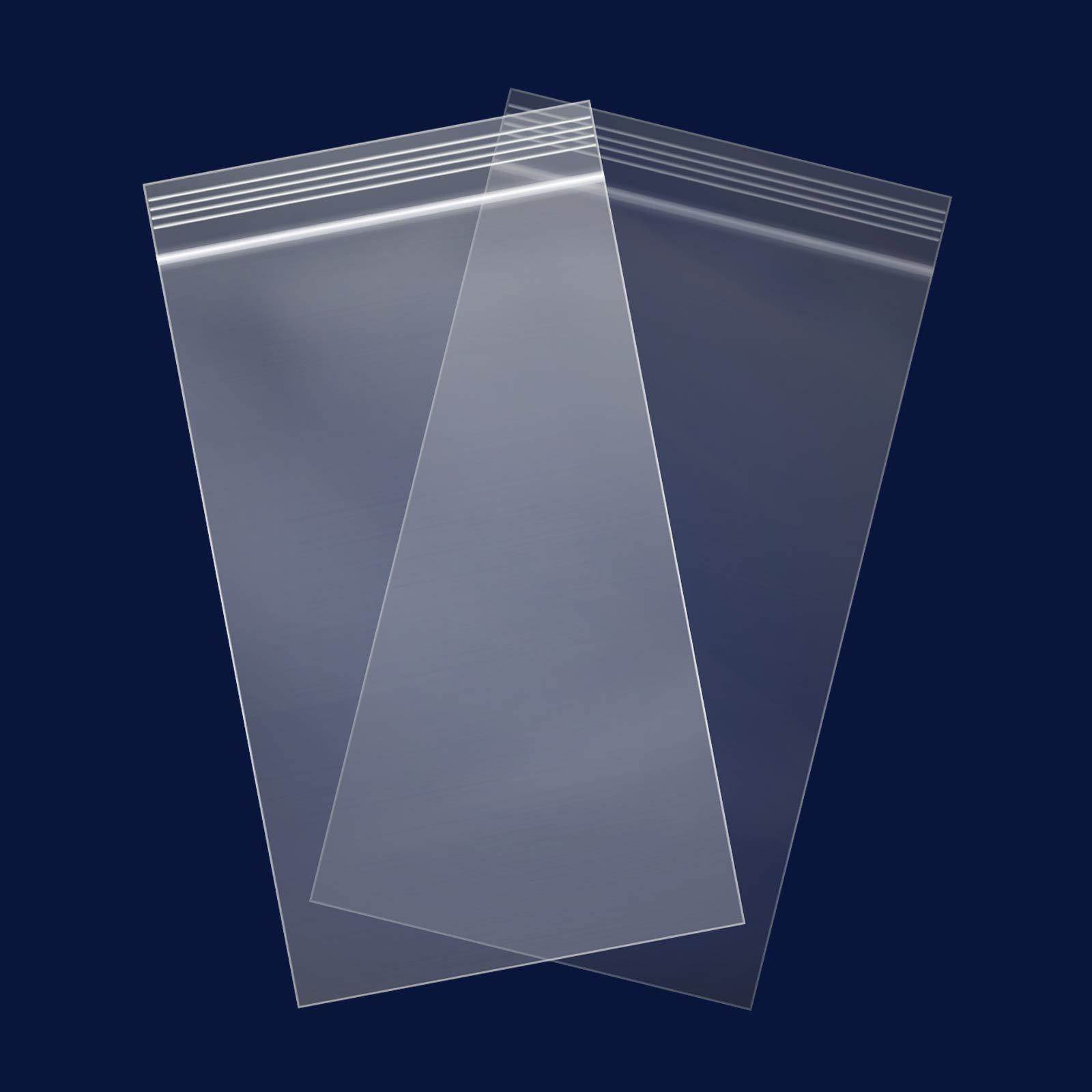 

1000 - 6" X 9" Clear Reclosable Zip Plastic 2 Mil For A7 A8 A9 & Envelopes, , Cookies, Treats