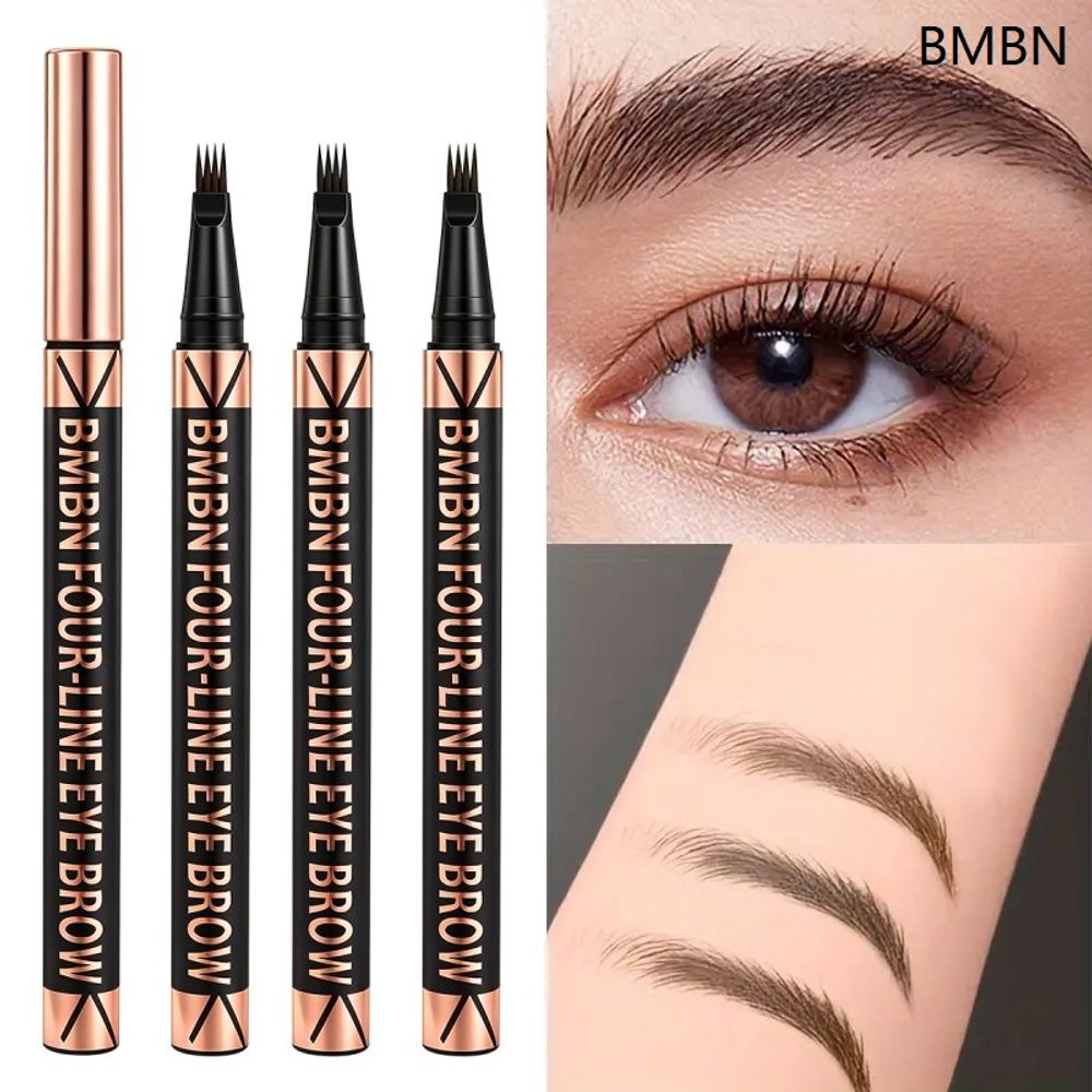 2pcs Four-Pronged Precision Makeup Brushes for Quick Shaping