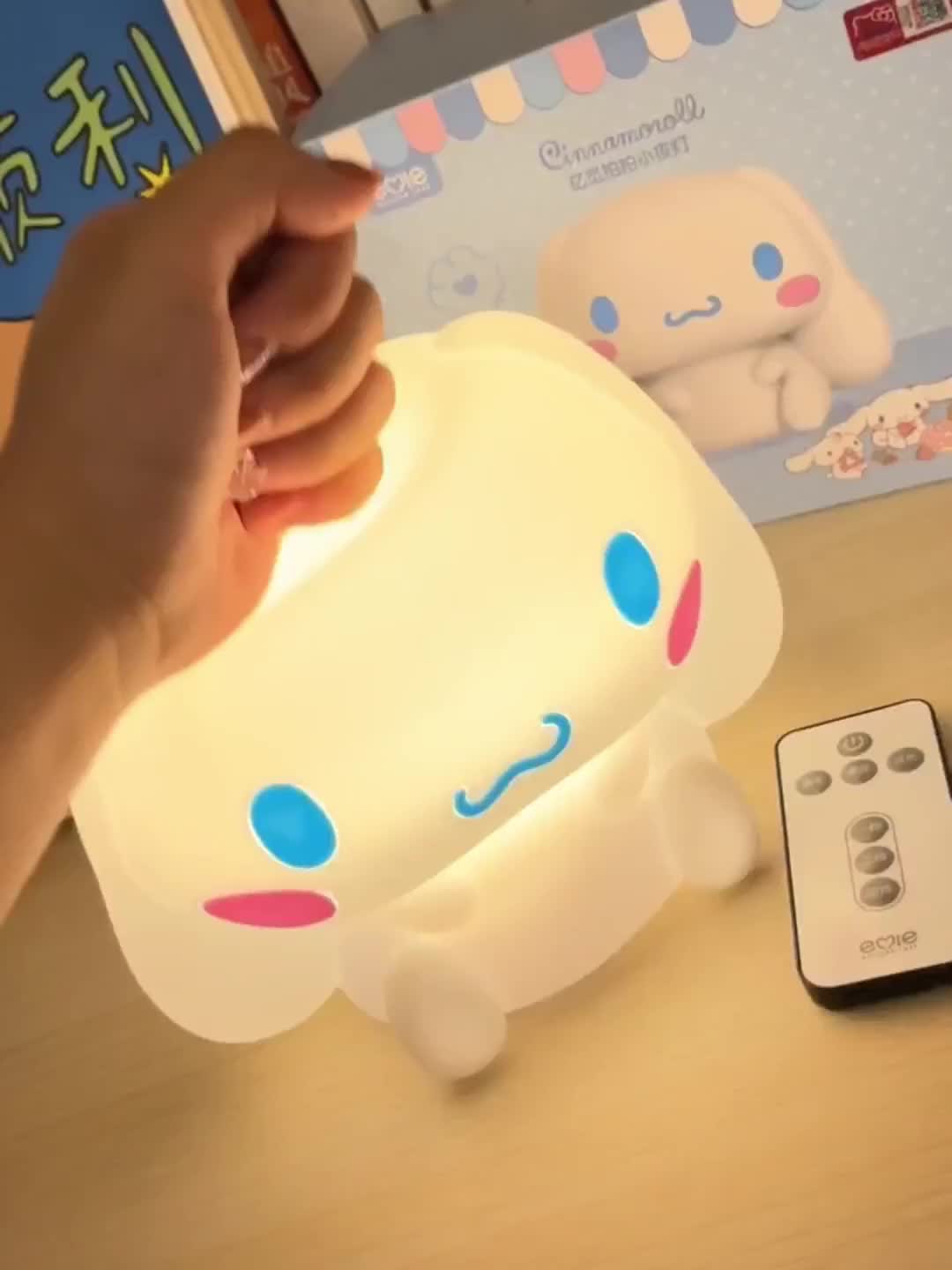 Cinnamoroll Night Light Cute Style Silicone Soft Touchlight Up