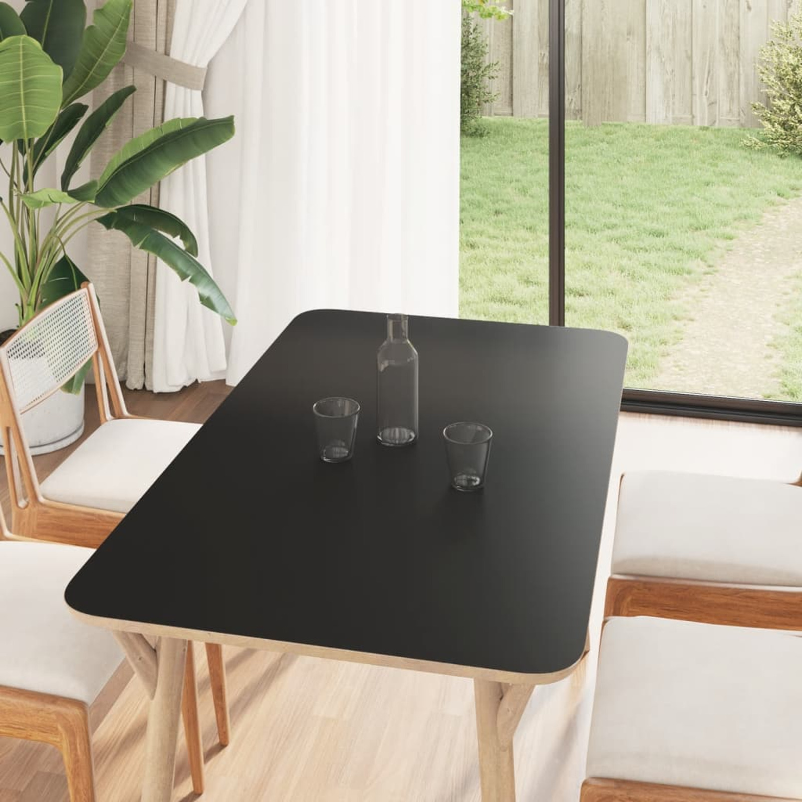 Furniture Film Self-adhesive Matte Black 90x500cm Pvc