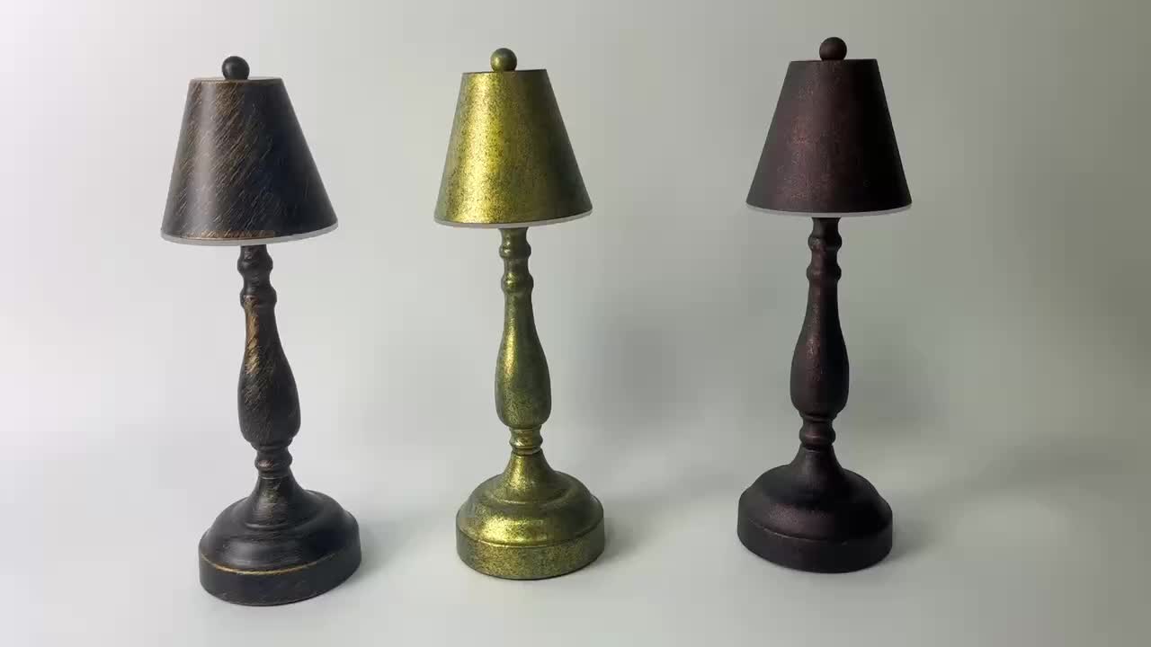1pc Lampe De Table Décorative Vintage Américaine, Bureau Créatif Restaurant  Bar Table À Manger Étude De