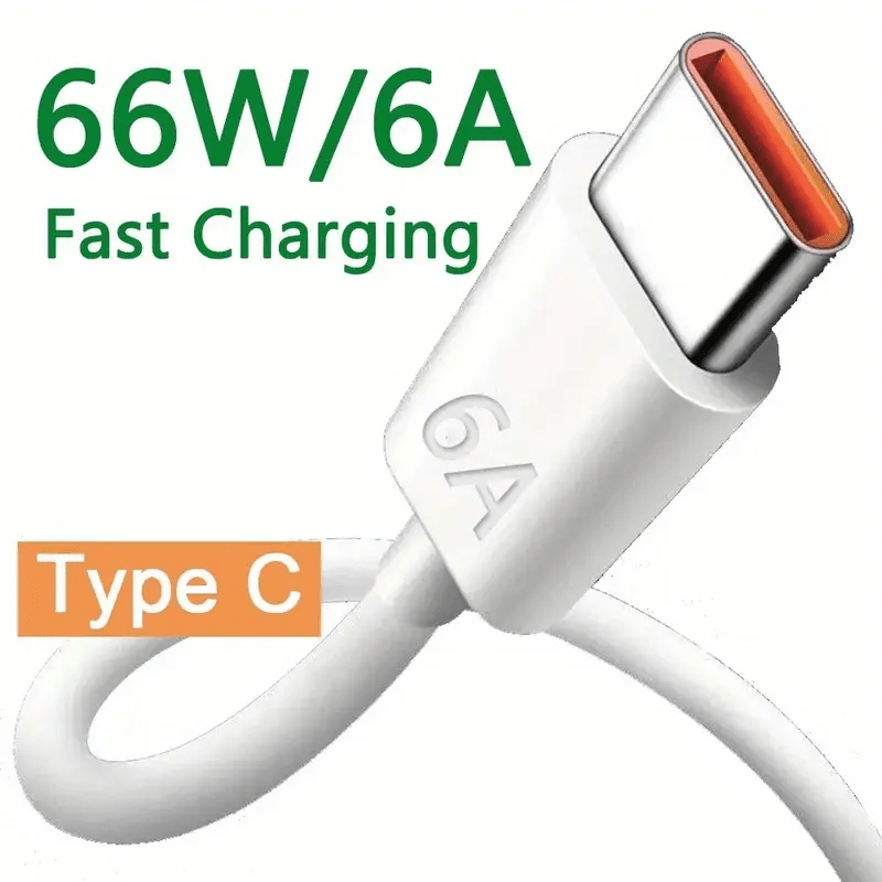 CAVO USB TYPE C CAVETTO TIPO C 1 METRO x DATI CARICABATTERIE VELOCE FAST  CHARGER