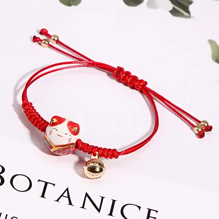 5 DIY Red String Bracelets, Lucky Charm Bracelets, SAYZ Ideas No. 50