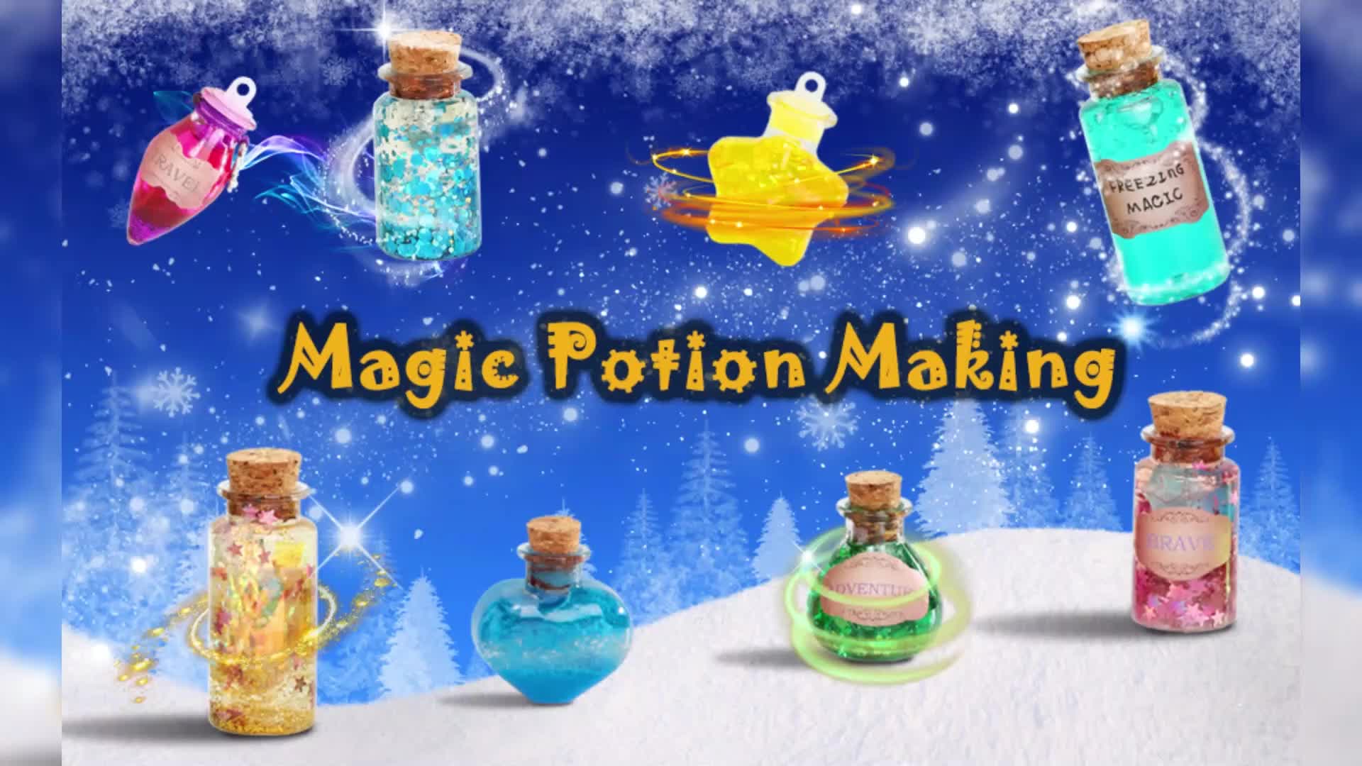 Freezing Magic Potion Kits For Kids Diy Make 24 Bottles - Temu