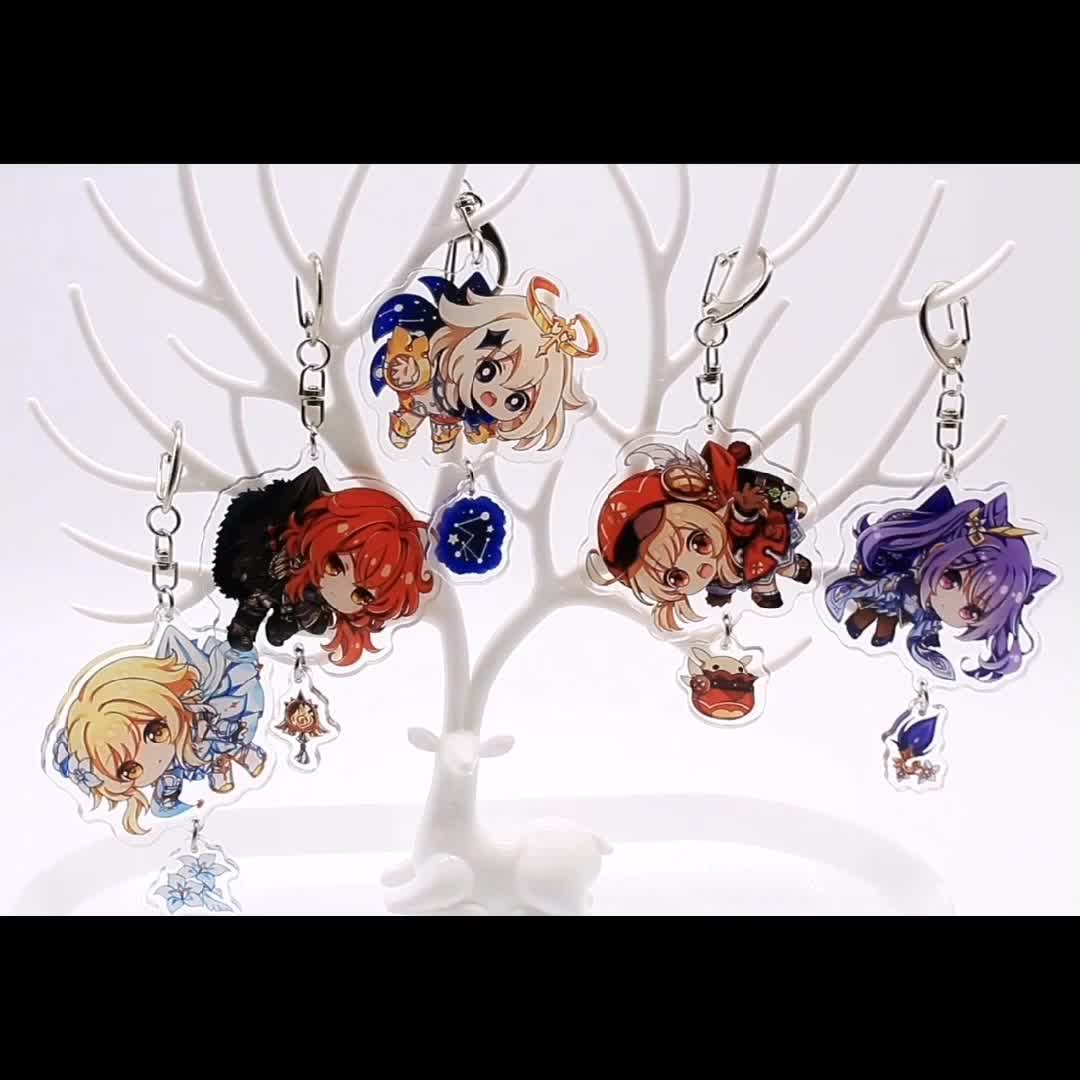 Anime/Video Game Themed Acrylic Charms by Kelly — Kickstarter