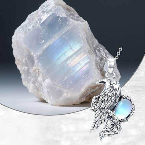 Necklace 925 Sterling Silver Simulated Crow Pendant Jewelry Gifts for Women, Special Occasion Jewelry, Everyday Jewelry, Vintage Pendant, Elegant Design, Pendant, Simulated Gemstone, Fashion, Jewelry Collectors, Elegant Women – Find Rat Necklaces . ! (div#ul Ql, United .), Christmas Gift, Daily Occasion Accessory
