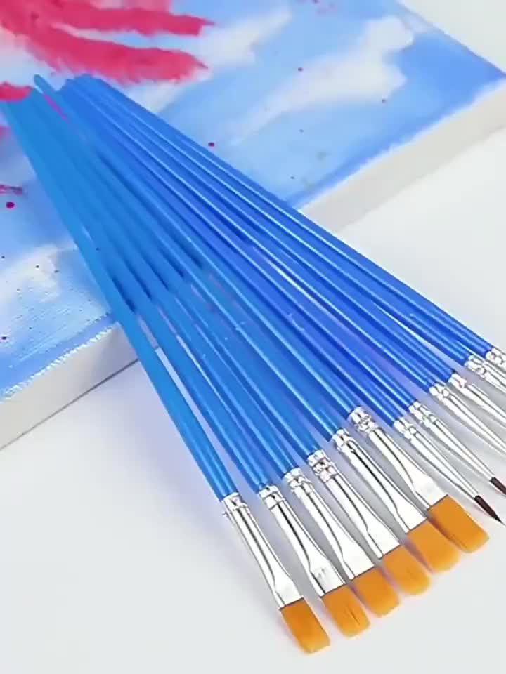 Students Diy Plaster Plastic Blue Rod Nylon Hair Number Hook Line