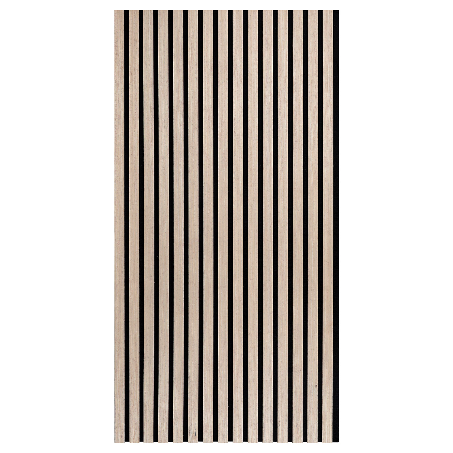 TEMU Pannello murale acustico con legno 3D autoadesivo Oak, 1 pezzo, 120X60X2.1 cm, pannello a in MDF adesivo per l'assorbimento del suono