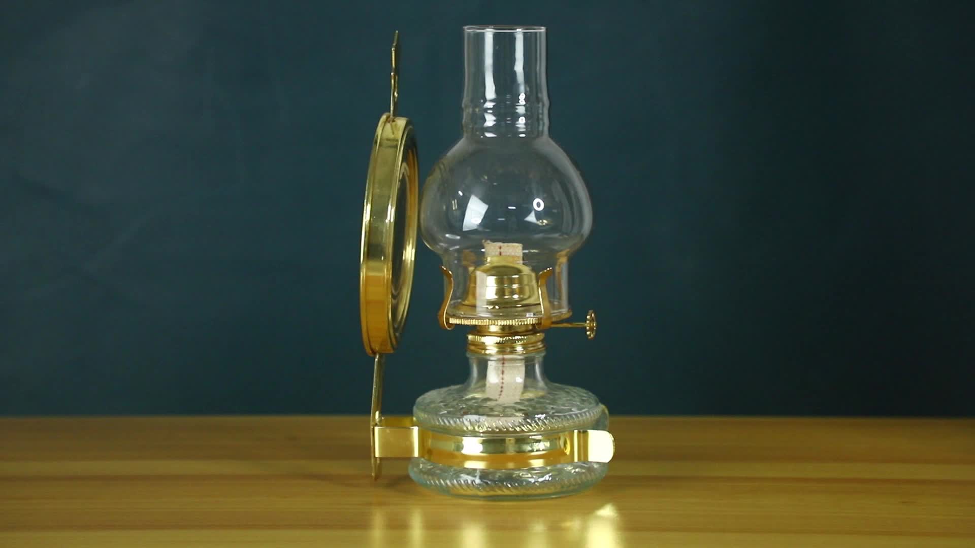 Spuik Large Oil Lamp Rustic Oil Lamps for Indoor Use Warm Home Mood Decor  Lighting Kerosene Lamp Chamber Oil Lamp Lantern Classic Vintage Hurricane