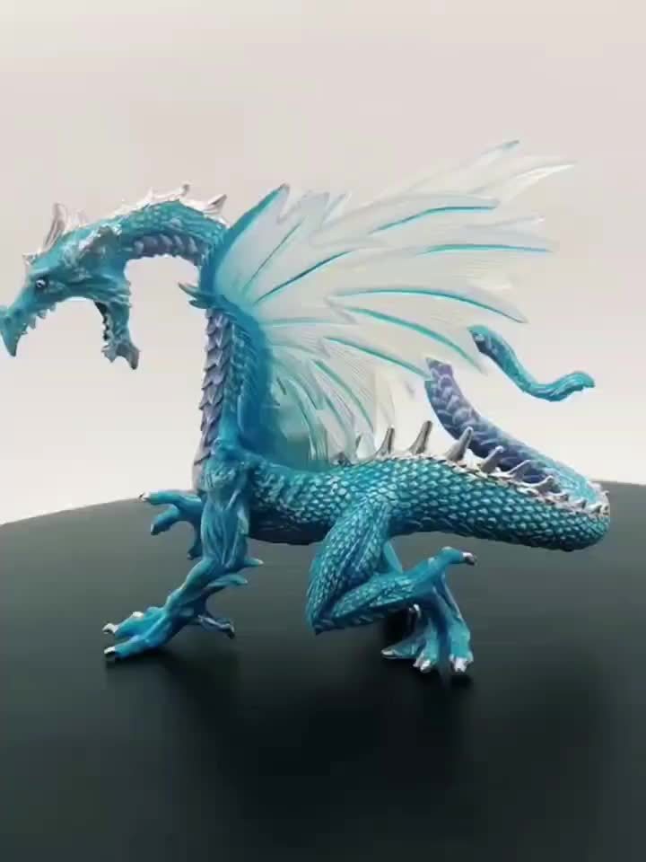 Warmtree 6 inch Realistic Dragon Model Plastic Flying Dragon Figurines  Gifts for Collection