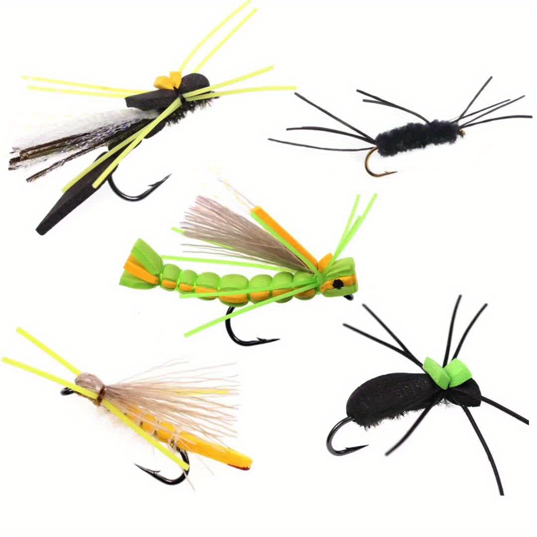 Catch Fish Maggot Fly Fishing Bait Wet Trout Worm Lures - Temu