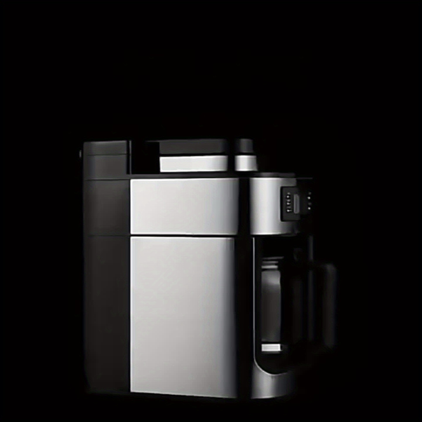 Coffee Maker With Lcd Display Screen Control Coffee Bean - Temu