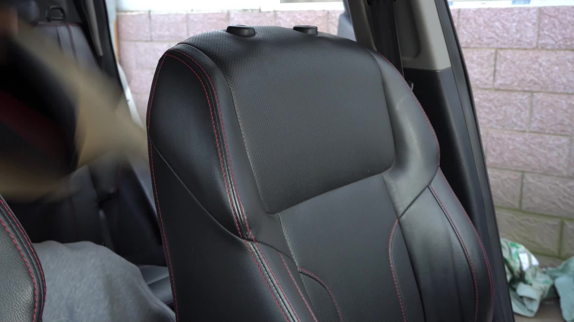 YXQYOEOSO - Juego completo de fundas de piel para asientos de coche de 5  asientos, ajuste universal (negro y verde) : : Automotriz y  Motocicletas