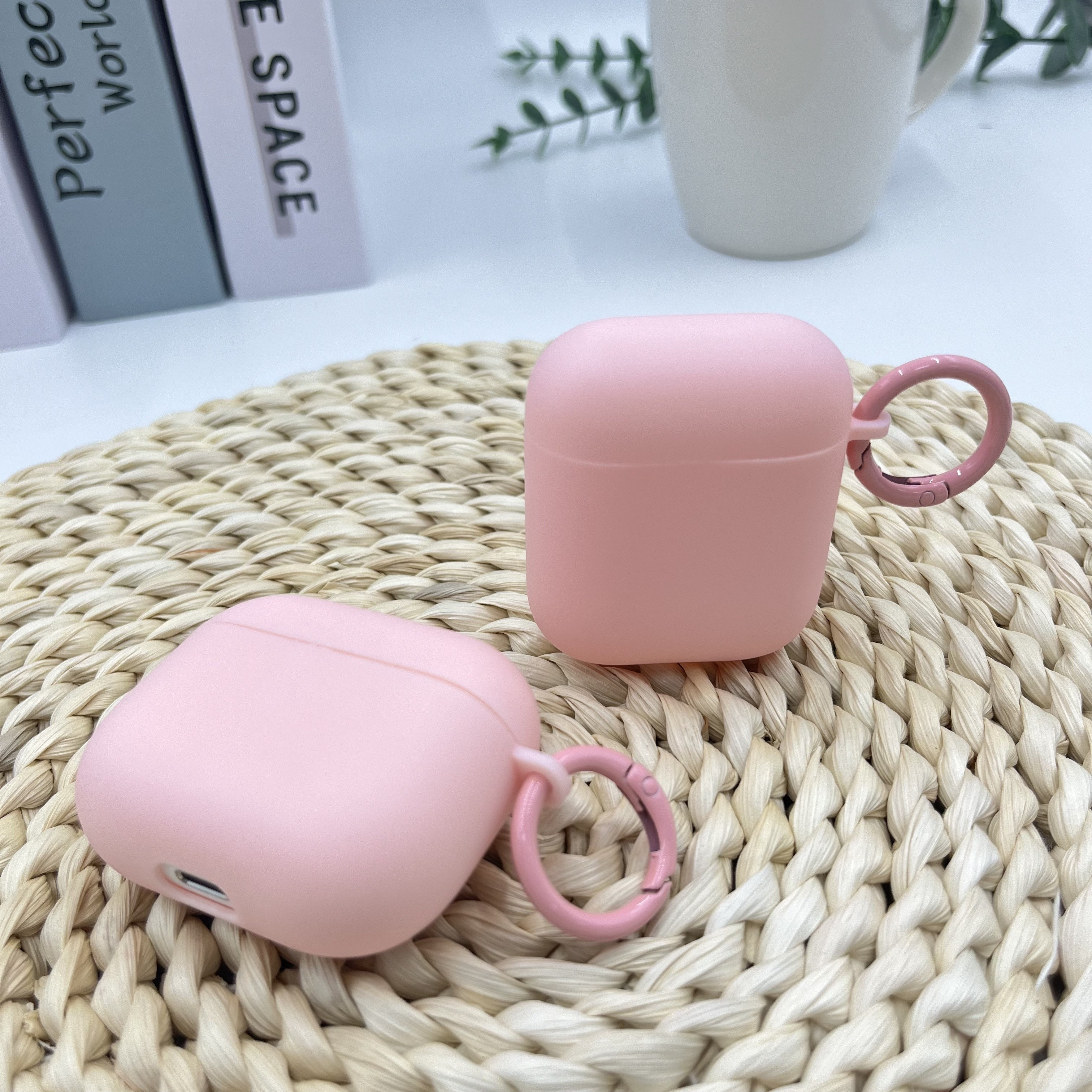 

Cute Pink Tpu Earbud Case Compatible With Apple Airpods 1/2/3/ - Durable Protective Cover For Airpods