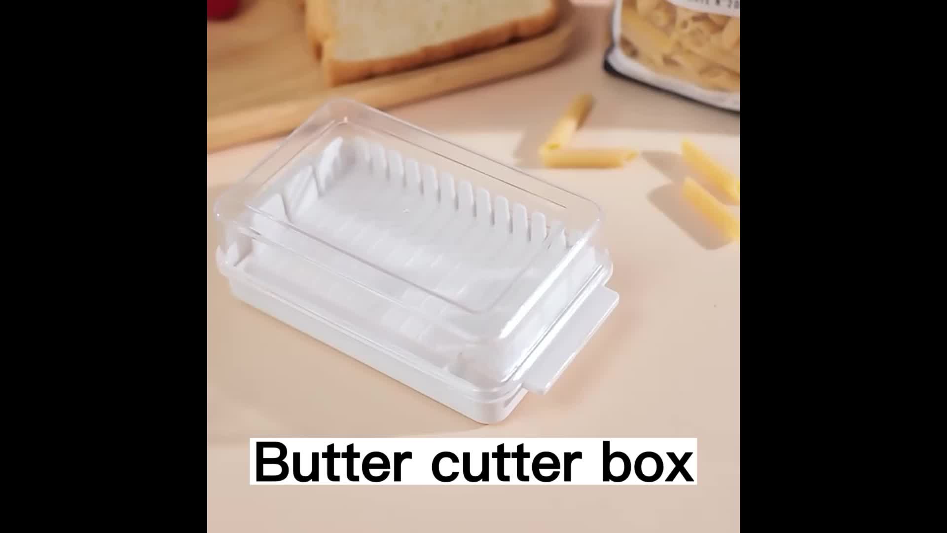 Boîte de rangement pour découpe de beurre, pour réfrigérateur, plateau à  beurre ménager avec couvercle de conservation, étui à fromage, récipient de  conservation - AliExpress
