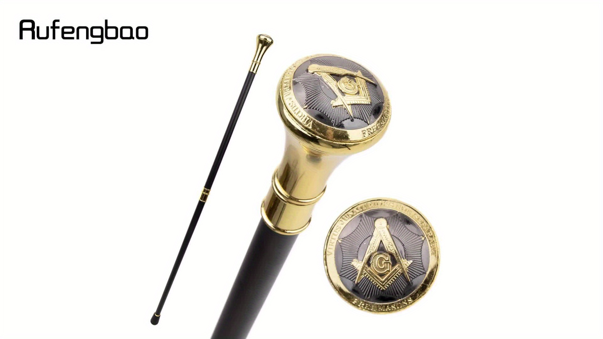 Freemasonry Freemasons CL Totem Relief Single Joint Walking Stick with  Hidden Plate Self Defense Cane Plate Cosplay Crosier 93cm - AliExpress