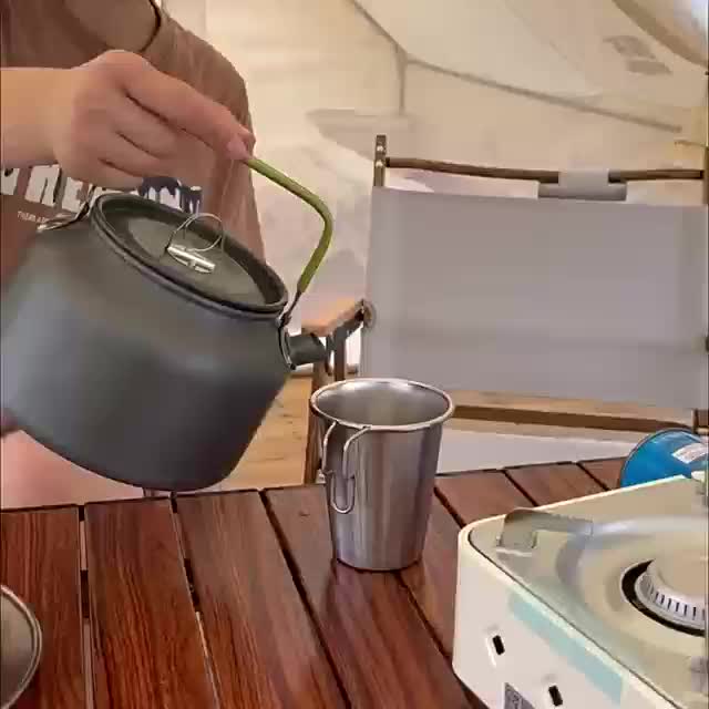 Ipetboom Tea Kettle Stove Top Teapot 1L Stainless Steel Tea Kettle Camping  Kettle Camp Teapot Coffee Pot Water Boiling Kettle Teapot with Removable  Infuser for Kitchen - Yahoo Shopping