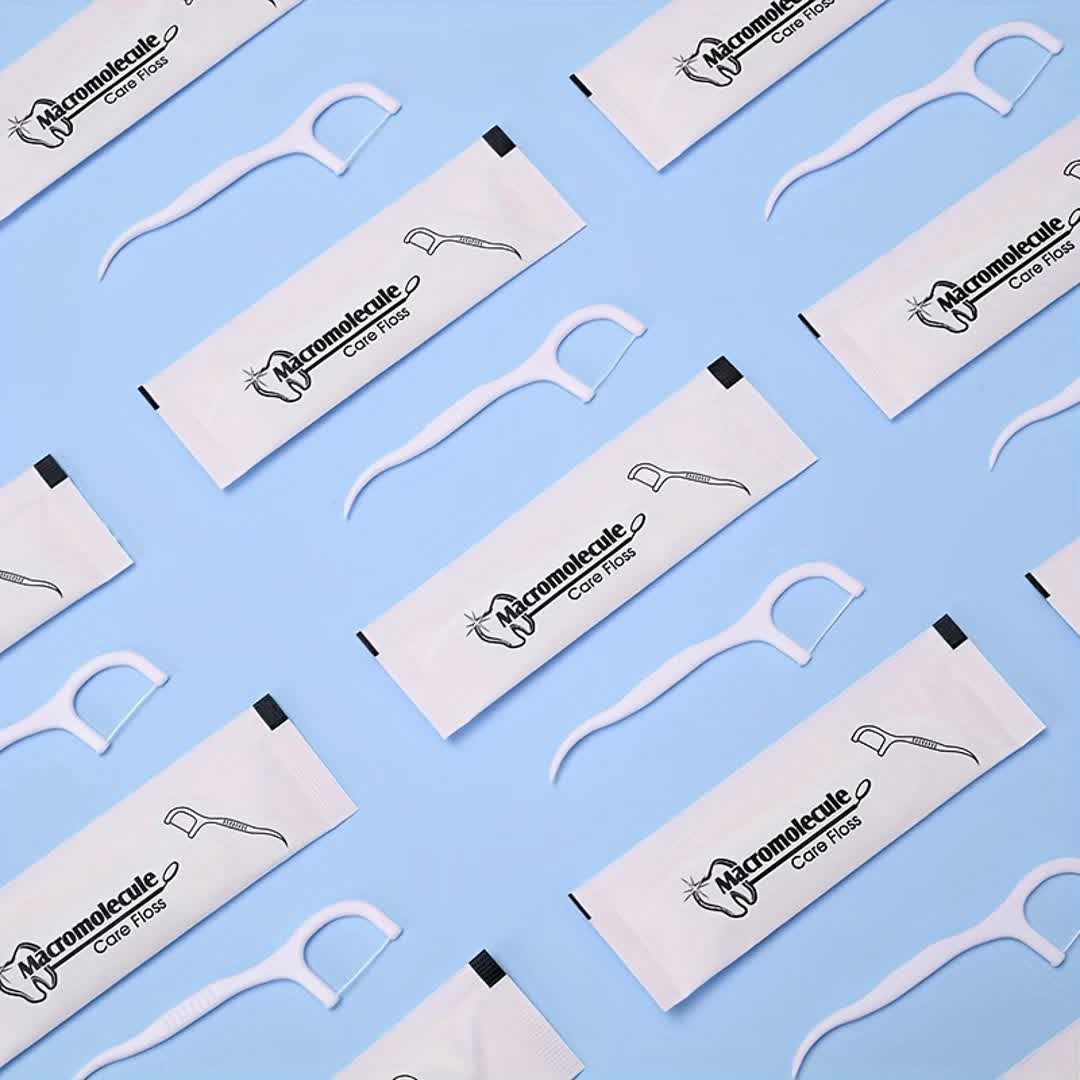 Disposable Individually Packaged Floss Sticks