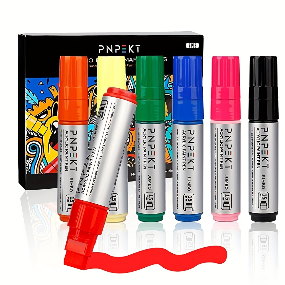 Graffiti Marker Set, Empty Clear Refillable Paint Marker, Empty Marker Set,  Graffiti Refillable Paint Pen, For Painting On Wood Clothing Canvas Wall,  Etc - Temu
