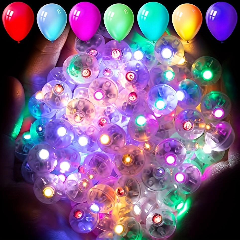 50pcs Helium white led balloon light balloons party decorations kids  birthday wedding Decor Supplies 20inch ballon