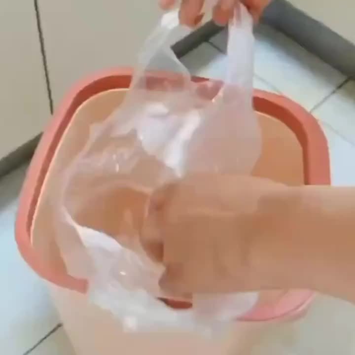 Portable mini trash bag dispenser