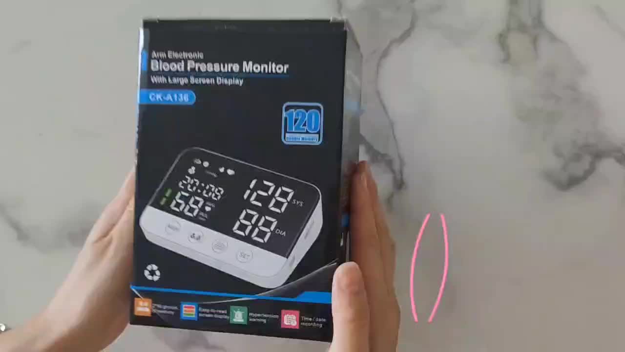 Fda Certified Rechargeable Arm Blood Pressure Monitor - Temu