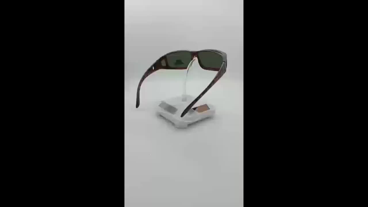 Polarized Sunglasses for Men and Women Bean Colored Frame Myopia Friendly