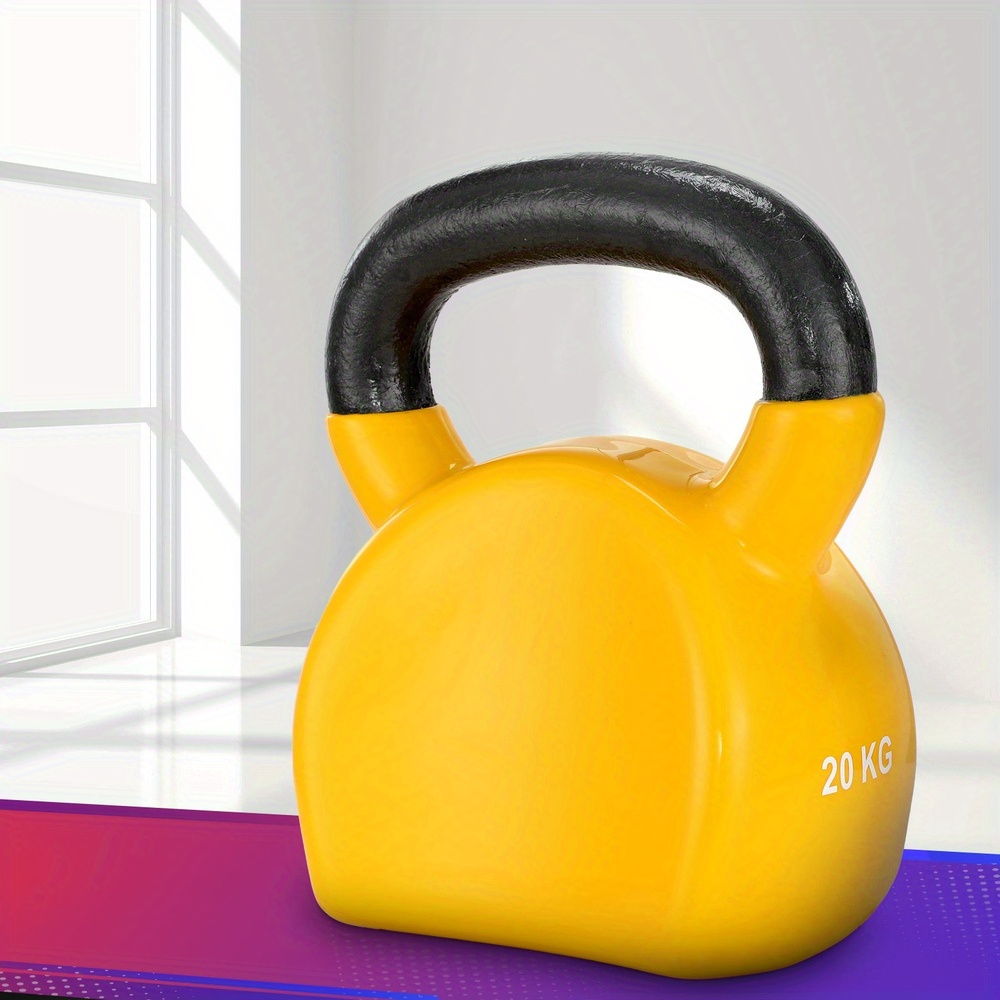 TEMU Everfit 20kg Kettlebell Set Weightlifting Bench Dumbbells Kettle Bell Gym Home