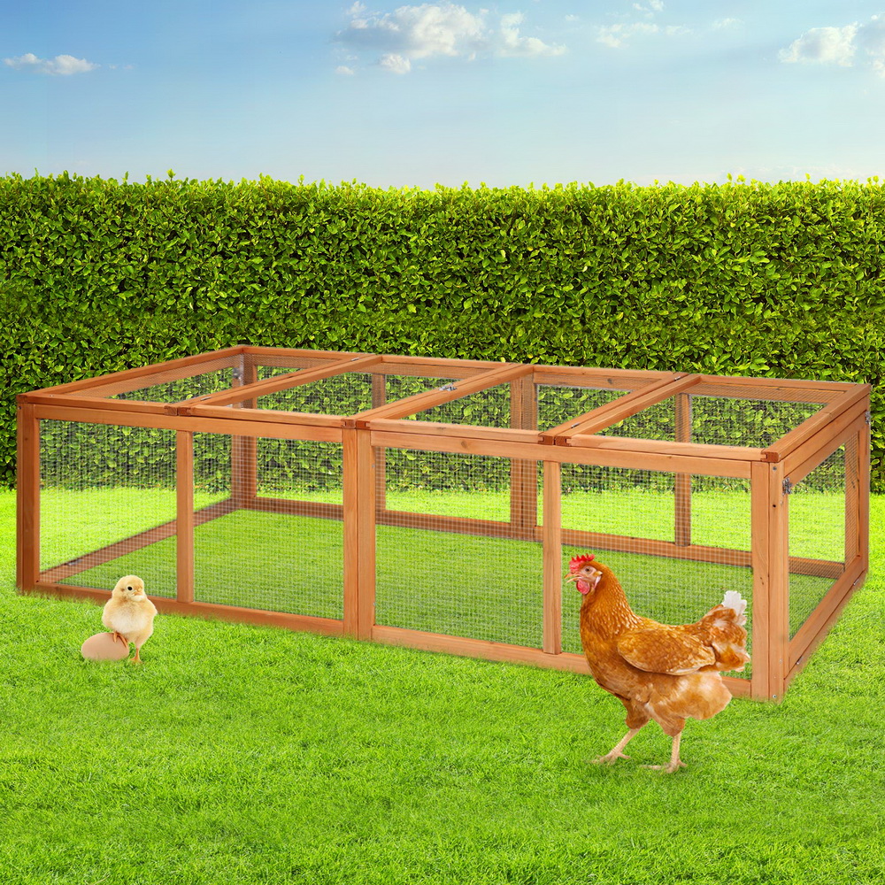 TEMU I.pet Chicken Coop Rabbit Hutch 180cm Extra Large Wooden Chicken House Run Xl Hen Cage