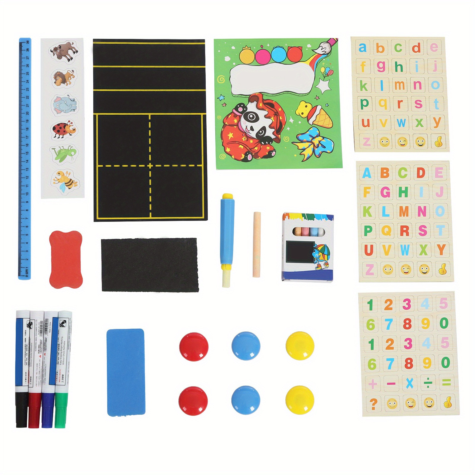 Adjustable Height 90-155cm Solid Wood Easel with Sturdy   Design & Wide   - Heavy-Duty Art Easel with Storage Shelf, White Chalkboard Surface & Colorful Magnets - Ideal   Studio, Classroom, Home Decor - Ideal Gift for Beginners & - Contemporary Style Recycled Wood Construction with Hand-Chamfered Edges & 75° Safe Legs for Stability, Classroom Supplies,  ,   Materials, Beginner Artists